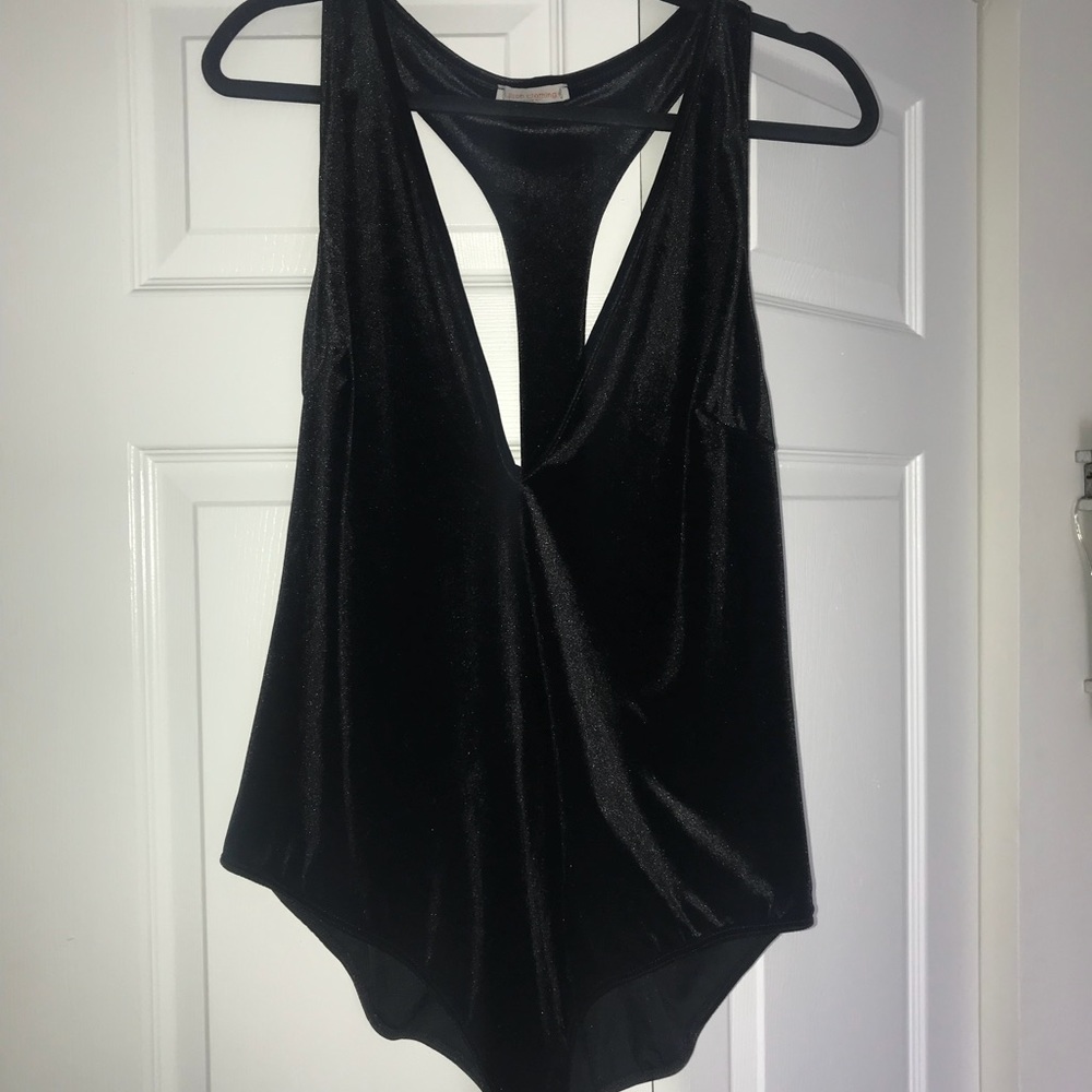 Velvet bodysuit